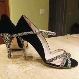 New Odile Black Tango Shoes 37 US size 6 1/2